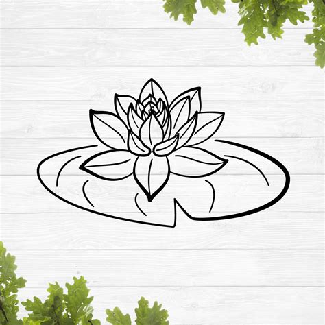 How To Draw Water Lily Pads