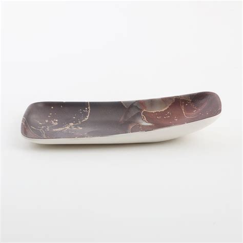 Buy Breccia Melamine Printed Serving Platter - 23x12.6cm from Home ...