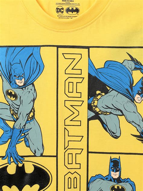 Batman Yellow Tshirt For Boys – Kidsville