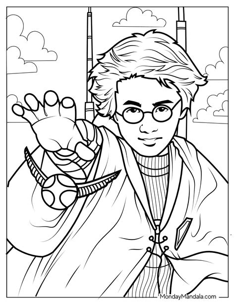 Printable Colouring Pages Harry Potter