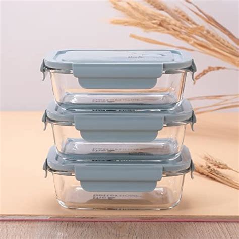 Buy Gleevers X The Better Home Glass Airtight Container Set for Food ...