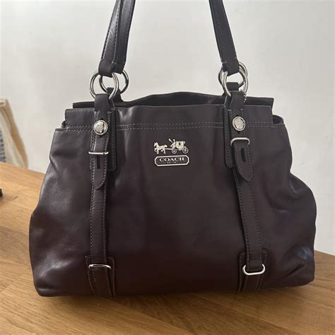Coach Madison Mia Tote - Rare Plum... | Depop