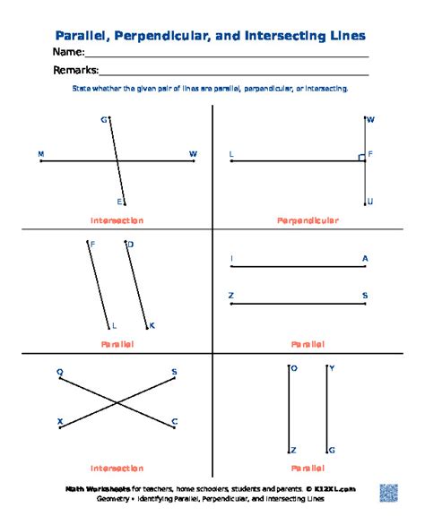 Image result for Identifying Parallel Lines