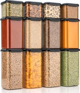 CLOUDHEAD Plastic Grocery Container - 500 ml, 1100 ml, 1500 ml Price in ...