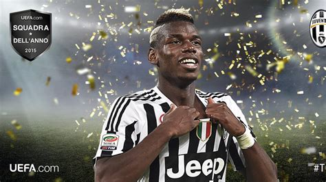 Pogba named in UEFA 2015 Team of the Year - Juventus