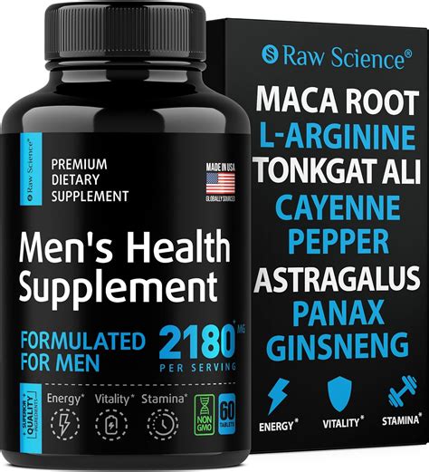 Suplementos de óxido nítrico para hombres con raíz de maca negra, Muira Puama, Tongkat Ali ...