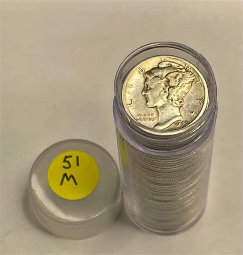 Roll mercury silver dimes | EstateSales.org
