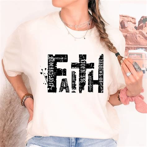 Christian Shirt, Retro Faith T-shirt, Scripture Tee, Bible Verse Tee ...