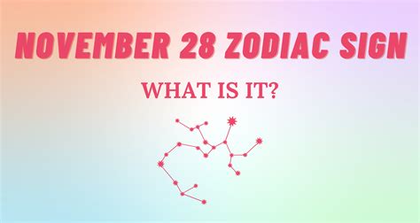 November 28 Zodiac Sign Explained | So Syncd