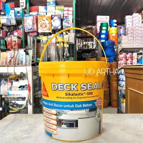 Jual NEW 4 Kg Sika Deck Seal Sikalastic 590 Pelapis Anti Bocor Untuk ...