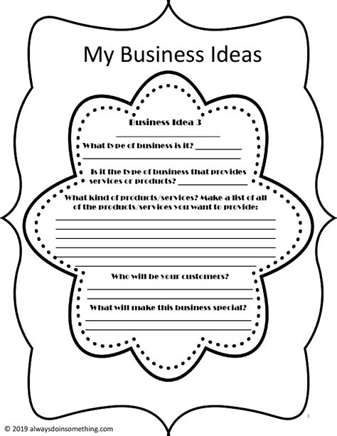 Business Plan Template for Kids 的图像结果