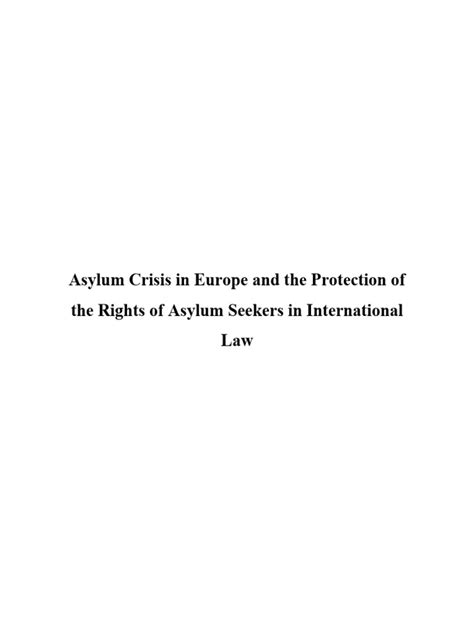 Image result for Asylum Paper Sample
