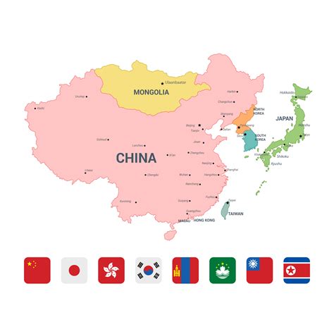 Asia Countries On Map 的图像结果