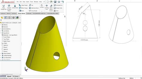 Cone Detailing in SolidWorks 的图像结果