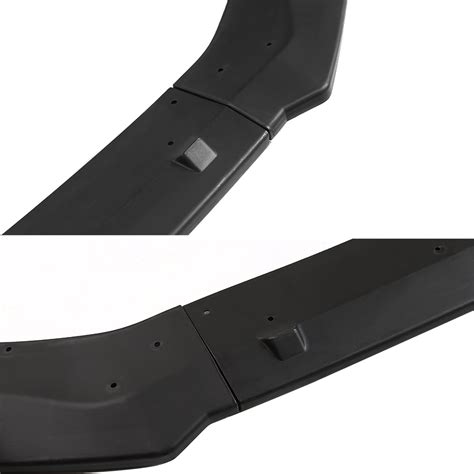 Buy Spec-D Tuning Black Front Bumper Lip Spoiler Splitter 3PC ...