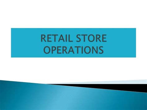 Retail Store Operations 的图像结果