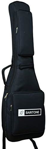 Baritone Bass Guitar Cover Case 12 MM Padded -Back Strap Support for ...