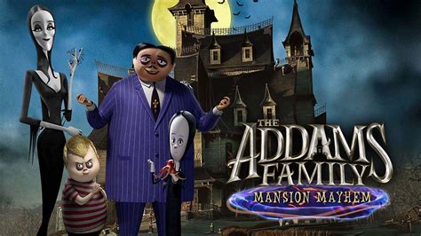 【美版】亚当斯一家：大厦的混乱 The Addams Family: Mansion Mayhem 中文_switch520游戏网