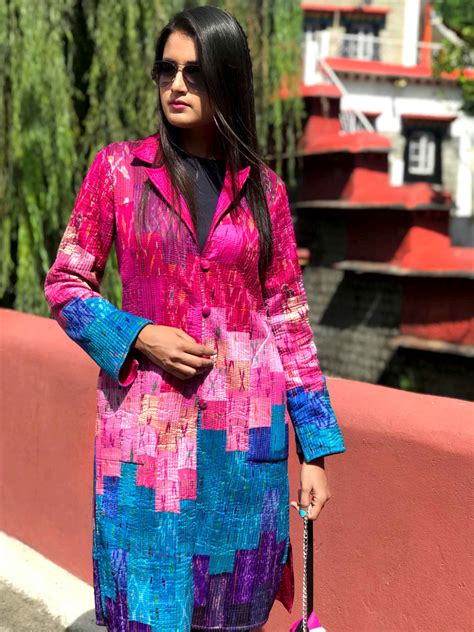 Jaqueline Romantic Rhapsody Patola Silk Patchwork Reversible Quilted ...