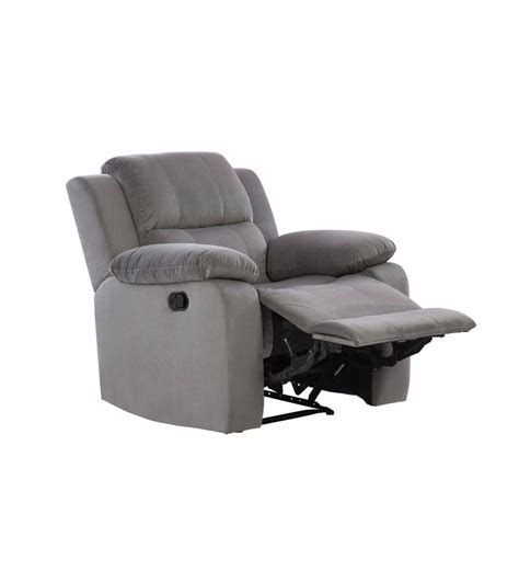 Buy Newton 1 Seater Motorized Velvet Recliner - Concrete Grey | Febonic ...