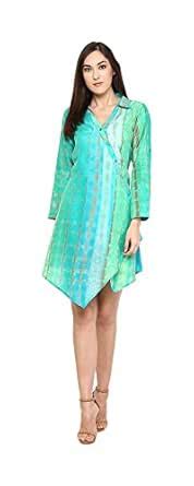 Buy Mabish by Sonal Jain Women's A-Line Dress (TC0023PRI-L, Multi ...