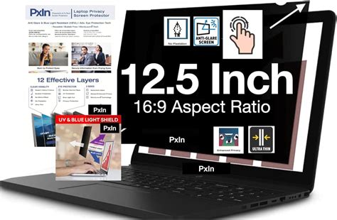 PxIn Surface Pro 4/5/6/7-12.3 Inch Privacy Screen Filter - NO Eye ...