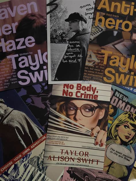 Taylor Swift Vinyl Collage Posters - Taylor's Aesthetic Tribute Wall ...