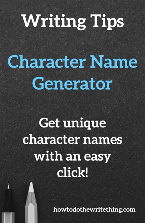 Image result for Creating Character Names