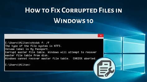 Image result for Check Corrupted Files