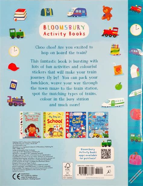 My Trains Sticker and Activity Book – Books and You