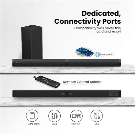 Portronics Pure Sound 103 Detachable Bluetooth Soundbar Best Price in India