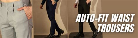 Buy Autofit Waist Trousers for Men - Dennison – Dennison Fashion India