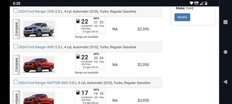 2024 Ranger MPG (EPA) Fuel Economy Numbers Released! | Ranger6G - 2024 ...