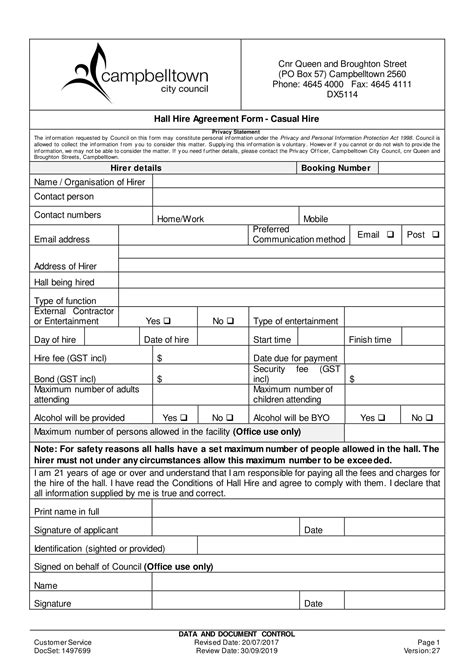 FREE 10+ Hire Agreement Contract Forms in PDF | MS Word