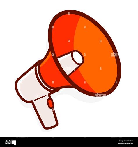 Red Megaphone Clipart
