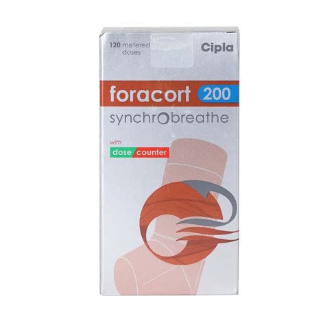 Foracort 200 Synchrobreathe Metered Dose Inhaler: Uses, Side Effects ...