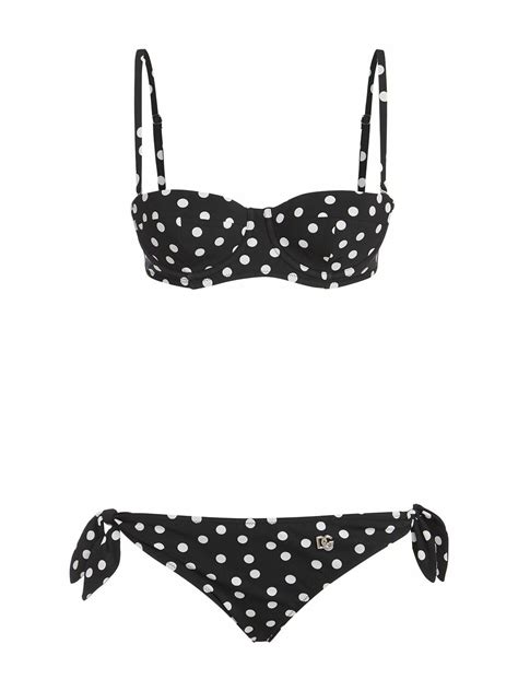 DOLCE & GABBANA Polka Dots Bikini Set Dolce & Gabbana