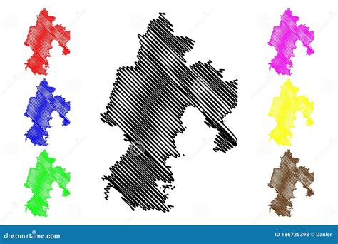 Tula City Russian Federation, Russia Map Vector Illustration, Scribble ...