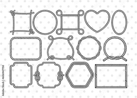 Image result for Rectangle Rope Braid Border SVG