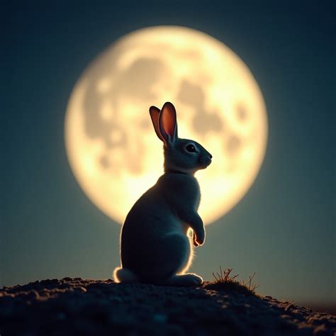 Rabbit on the Moon | Stable Diffusion Online