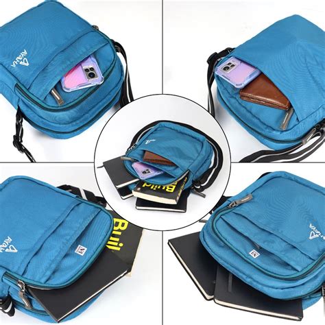 Buy NFI Essentials Polyester Men and Women Cross Body Sling Bag (M) Online