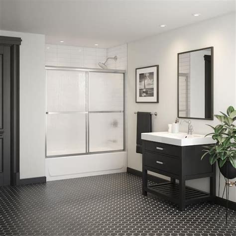 Buy Maui 30 in. x 60 in. x 74 in. Bath and Shower Kit with Right Drain ...