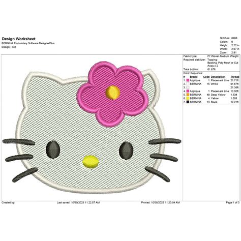 Dessins De Hello Kitty New Nintendo 3DS Cover Plates No. 066 Hello