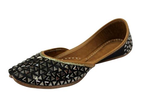 Stop n Style Punjabi Jutti for Women Bridal Shoes Beaded Work Mojari ...