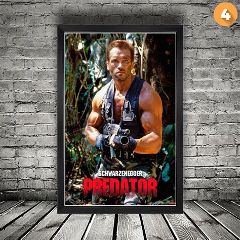 Predator 1987 Movie Posters Arnold Schwarzenegger Horror Action Film ...