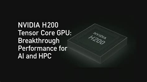 NVIDIA H200 Tensor Core GPU 的图像结果