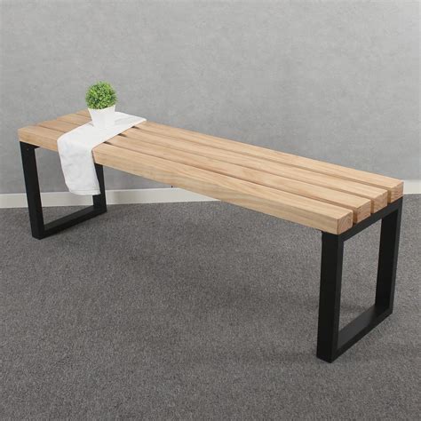 Outdoor Soild Wood Bench,48 inch Patio Picnic | Ubuy India