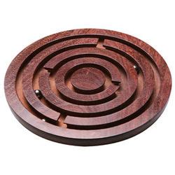 Wooden Labyrinth Puzzle - FindGift.com