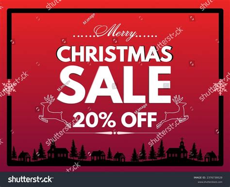 2,387 20% Off Christmas Sale Images, Stock Photos, 3D objects ...