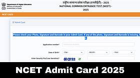 NCET Admit Card 2025 Out At exams.nta.ac.in/NCET; Get Download Link Here